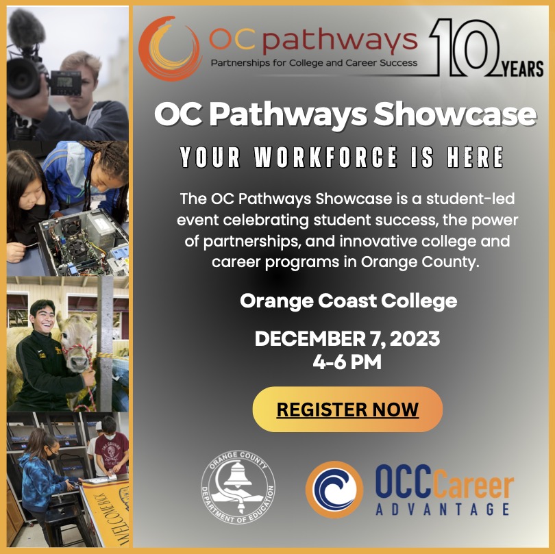 10th Annual OC Pathways Showcase flyer 
