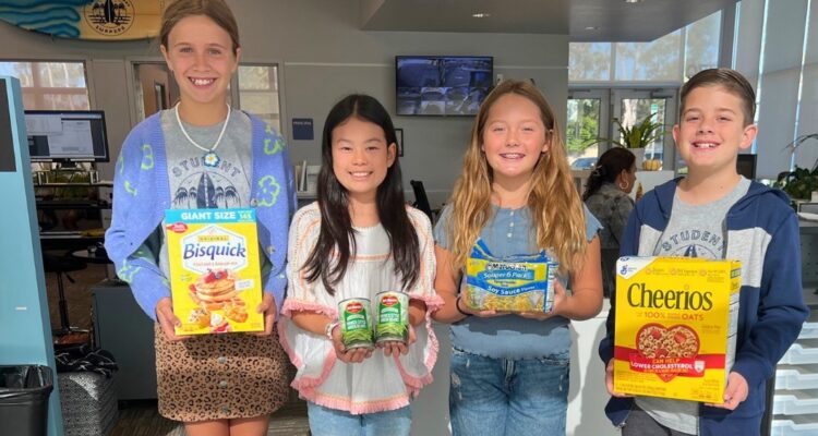 Smith Elementary School's food collection drive 2023