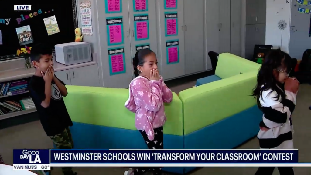Fryberger Elementary School students stunned by new classroom