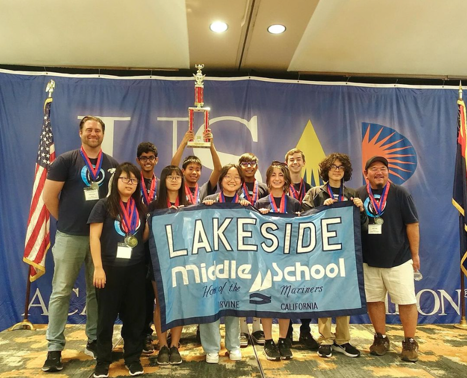 Lakeside Middle School from Irvine Unified took second place in the eighth-grade Invited Division