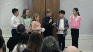 Students from Panorama Elementary in the Orange Unified School District presented at the 2024 OC Civic Learning Celebration.