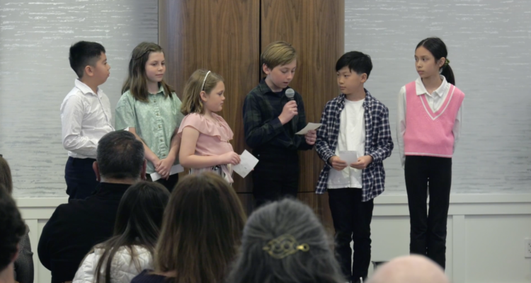 Students from Panorama Elementary in the Orange Unified School District presented at the 2024 OC Civic Learning Celebration.