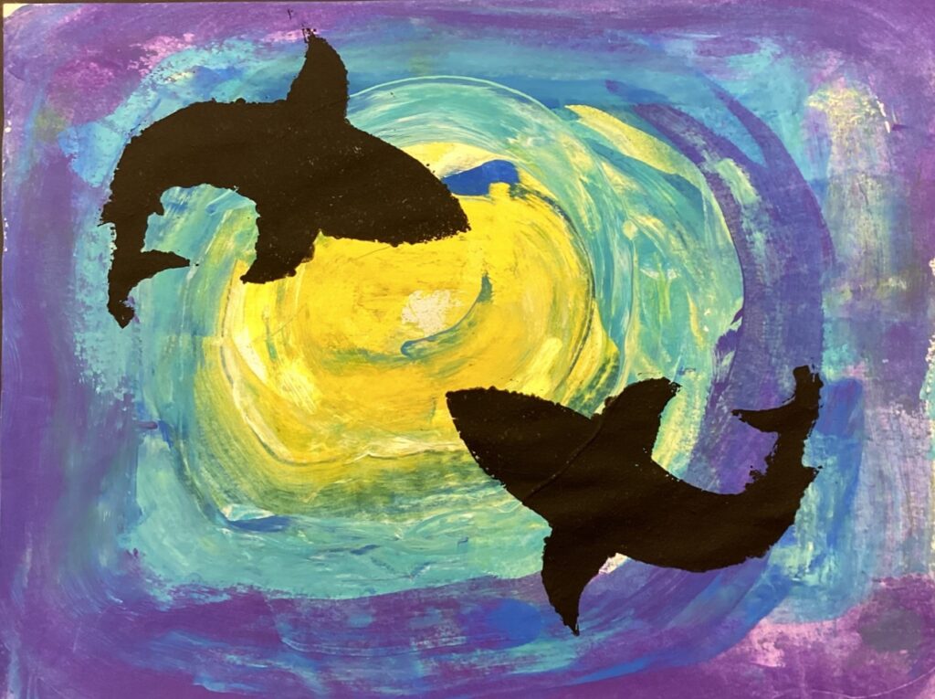 "Fish" by Fullerton seventh-grader Andy Carranza will be on display alongside other student art in the Arts on the Move exhibit at the Bowers Museum this month. 