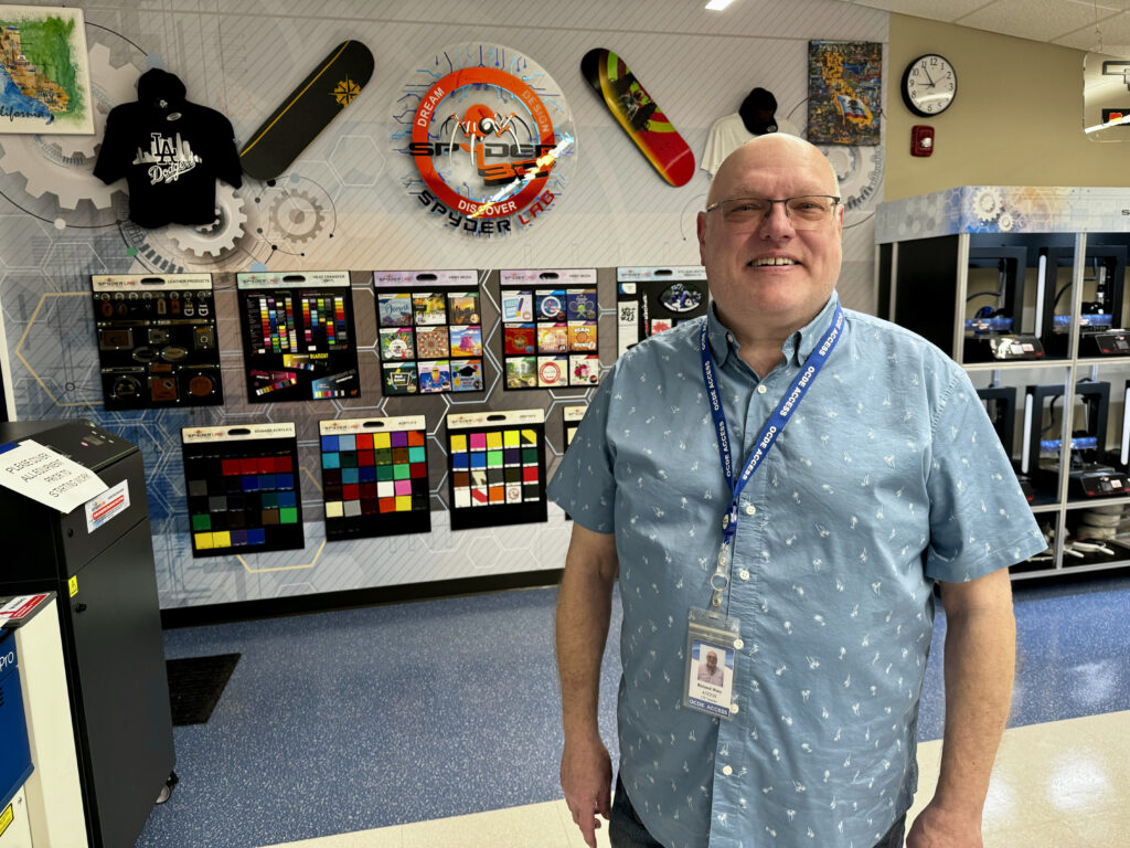 CTE Teacher Richard Wray at Harbor Learning Center North Campus