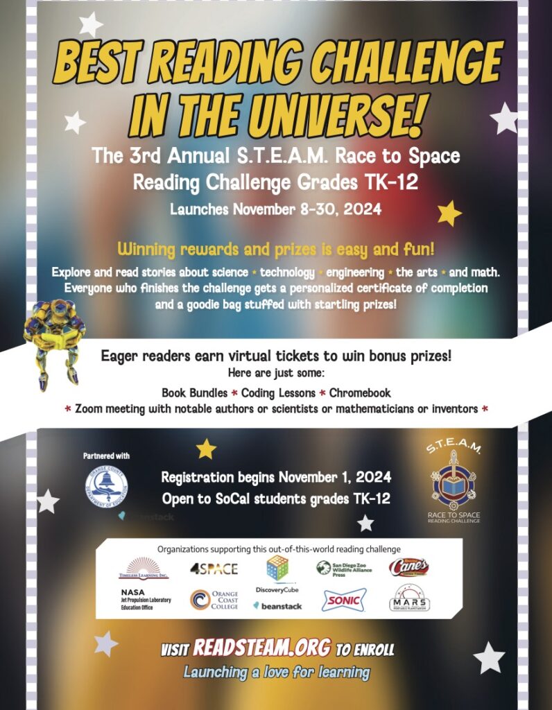 2024 STEAM Race to Space Reading Challenge