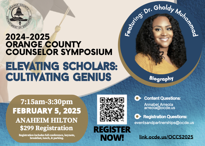 2025 OC Counselor Symposium flyer