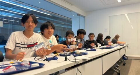 Fulton Middle School students engage in STEM activities at Hyundai’s headquarters, where they had the opportunity to design and build scaled vehicles from recycled materials.