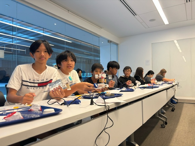 Fulton Middle School students engage in STEM activities at Hyundai’s headquarters, where they had the opportunity to design and build scaled vehicles from recycled materials.