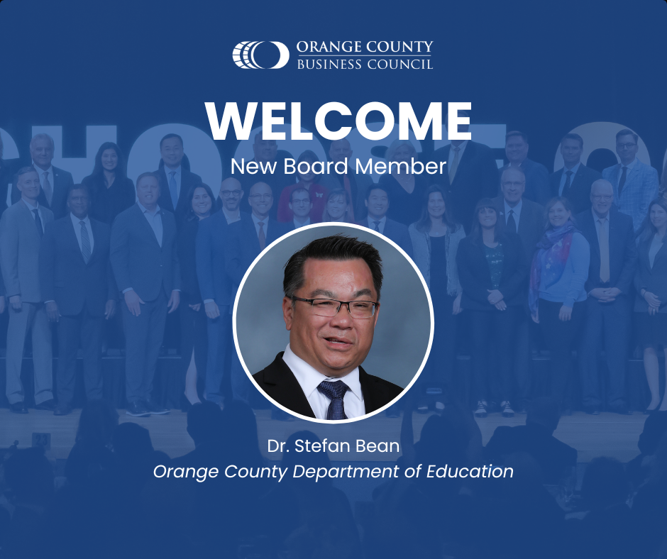 Dr. Bean named to Orange County Business Counsel board of directors.