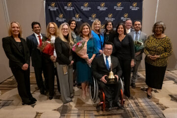 Language services receiving golden bell.