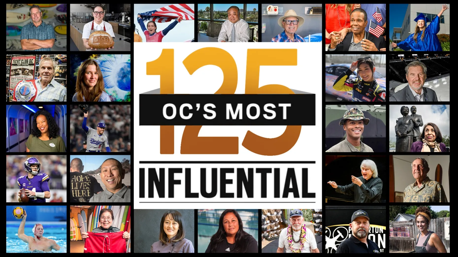 Orange County Register’s 125 Most Influential People for 2024 graphic