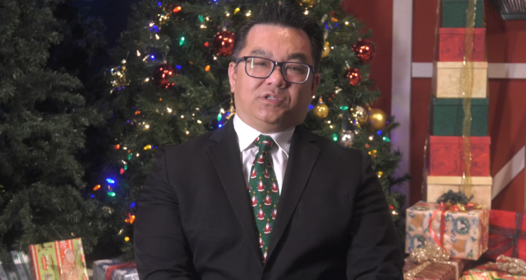 Dr. bean holiday video message