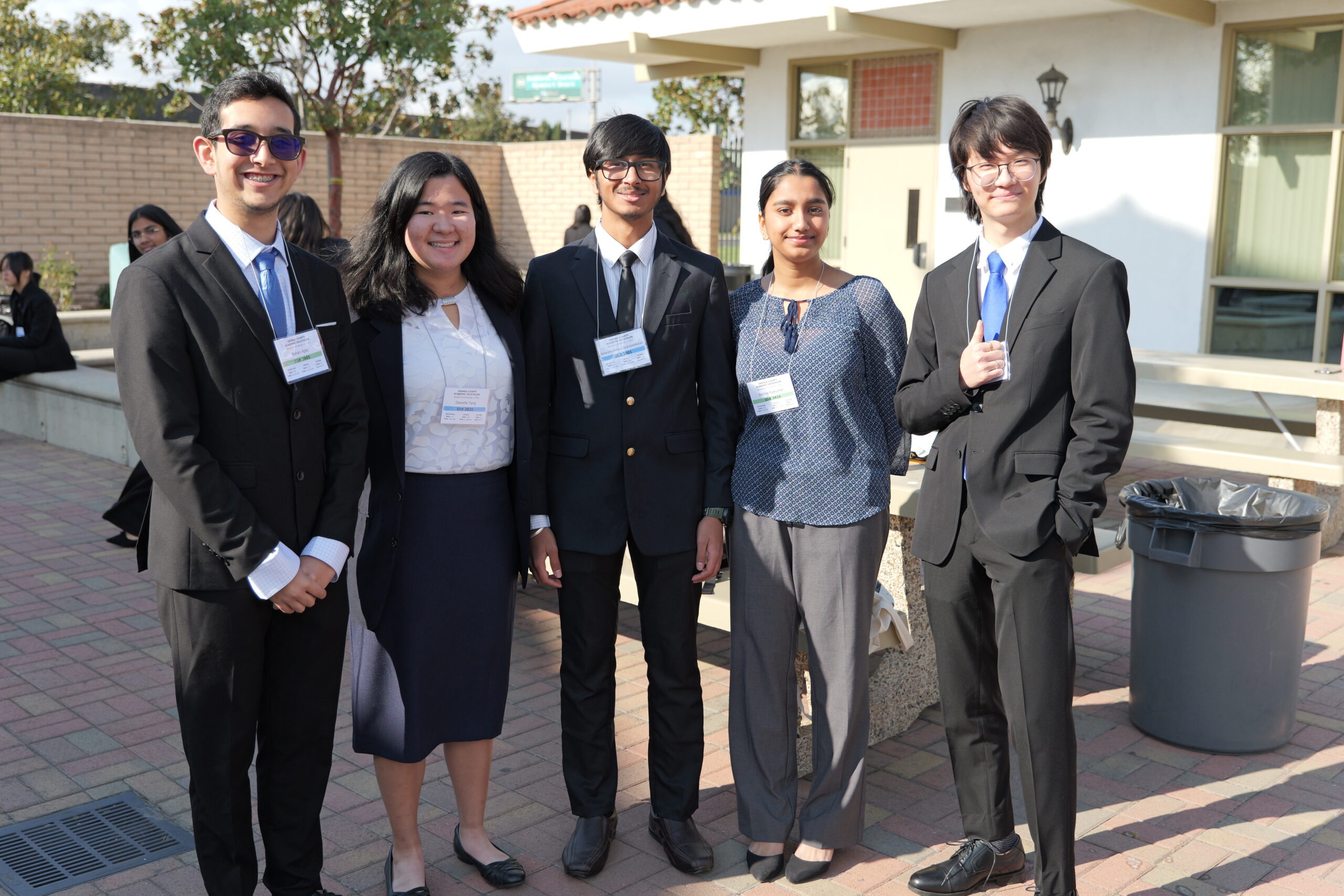 Orange County students gear up to the compete in day one of the Orange County Academic Decathlon on Jan. 25 at Westminster High School.