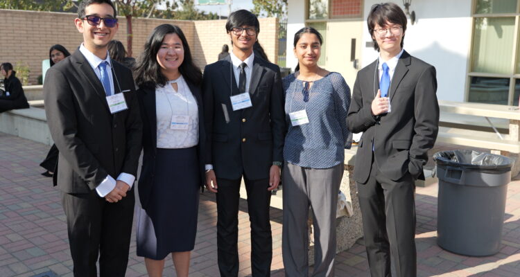 Orange County students gear up to the compete in day one of the Orange County Academic Decathlon on Jan. 25 at Westminster High School.