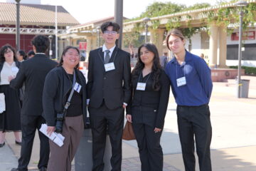 Orange County students gear up to the compete in day one of the Orange County Academic Decathlon on Jan. 25 at Westminster High School.