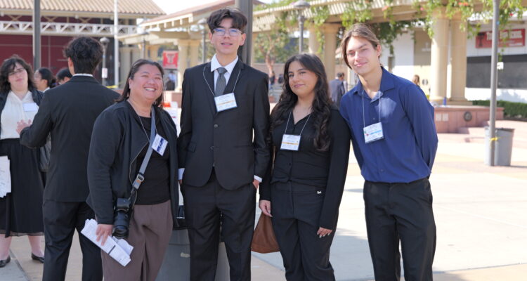 Orange County students gear up to the compete in day one of the Orange County Academic Decathlon on Jan. 25 at Westminster High School.