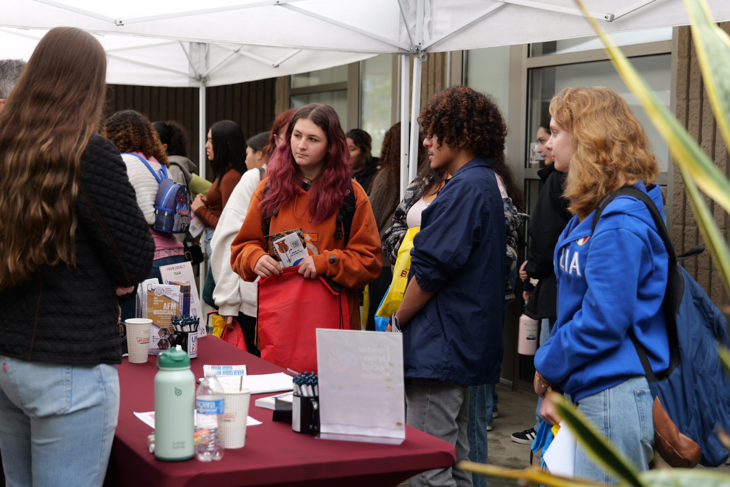 Local high schoolers connect with potential employers at the College and Career Pathways in the Arts event at Feb. 7.