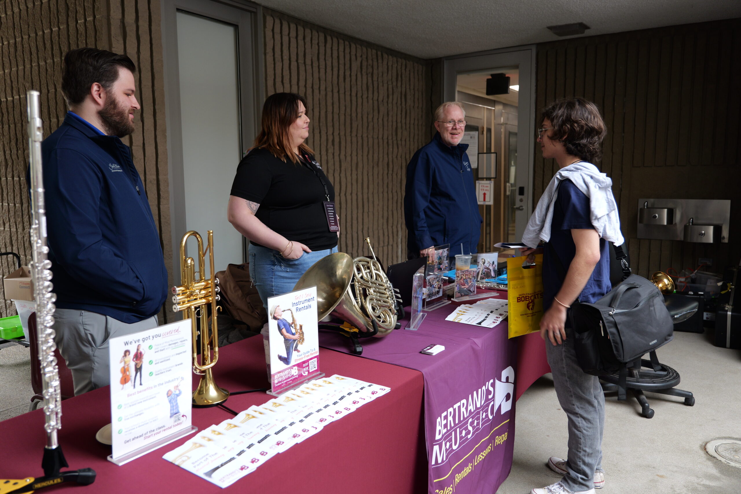 Local high schoolers connect with potential employers at the College and Career Pathways in the Arts event at Feb. 7.