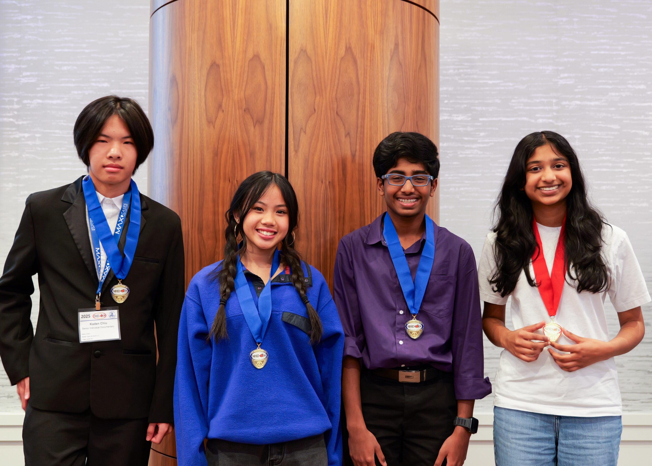 2025 NHD-OC Awards Ceremony high school students