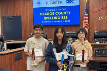 Winners of the 2025 Orange County Spelling Bee