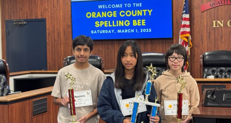 Winners of the 2025 Orange County Spelling Bee