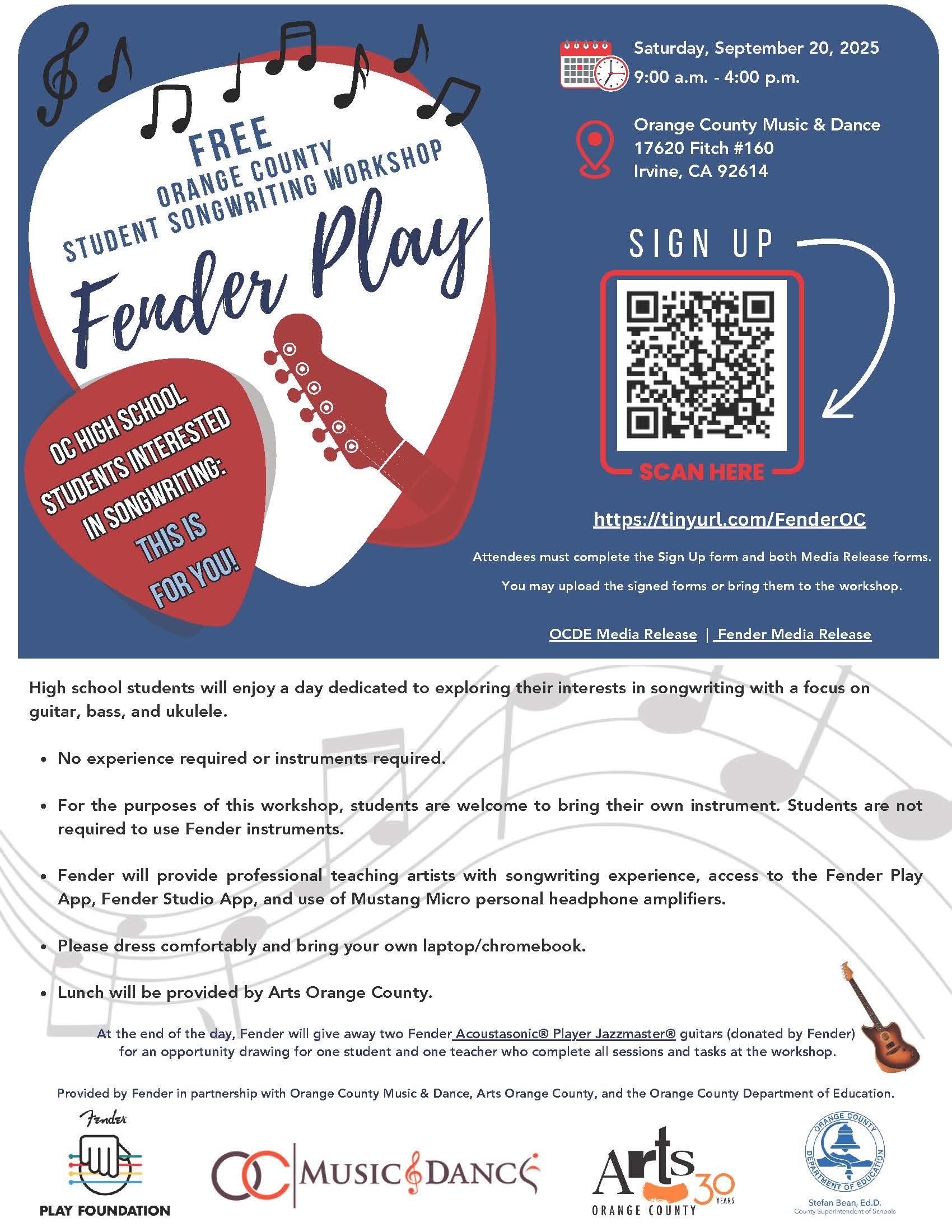 Fender Workshop Flyer 9_20_25