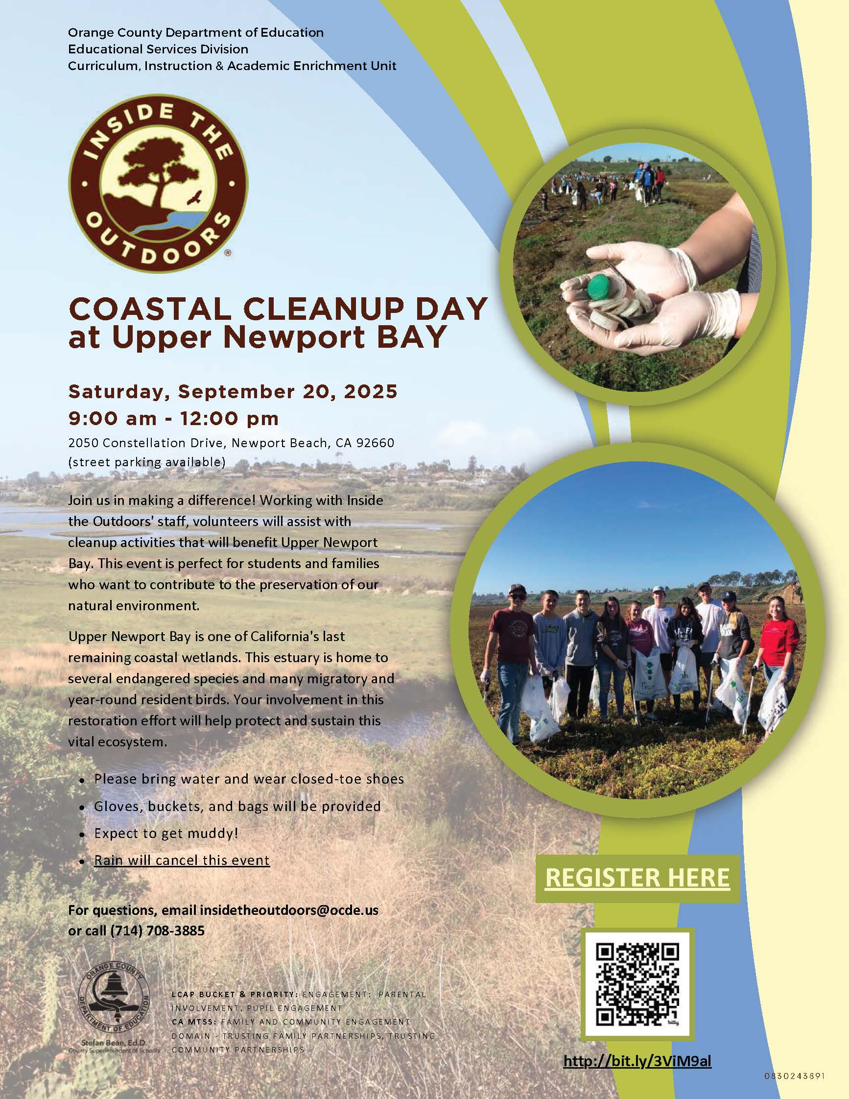 2025 CA Coastal Cleanup Day Flyer