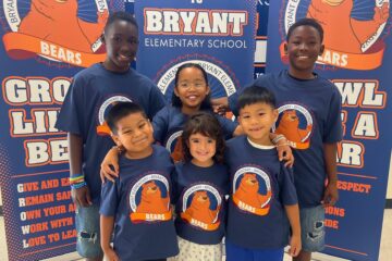 Students from Bryant Arts Academy in the Garden Grove Unified School District show their school spirit. The campus was among those recognized in the California PBIS Coalition’s 2024-25 recognition program.