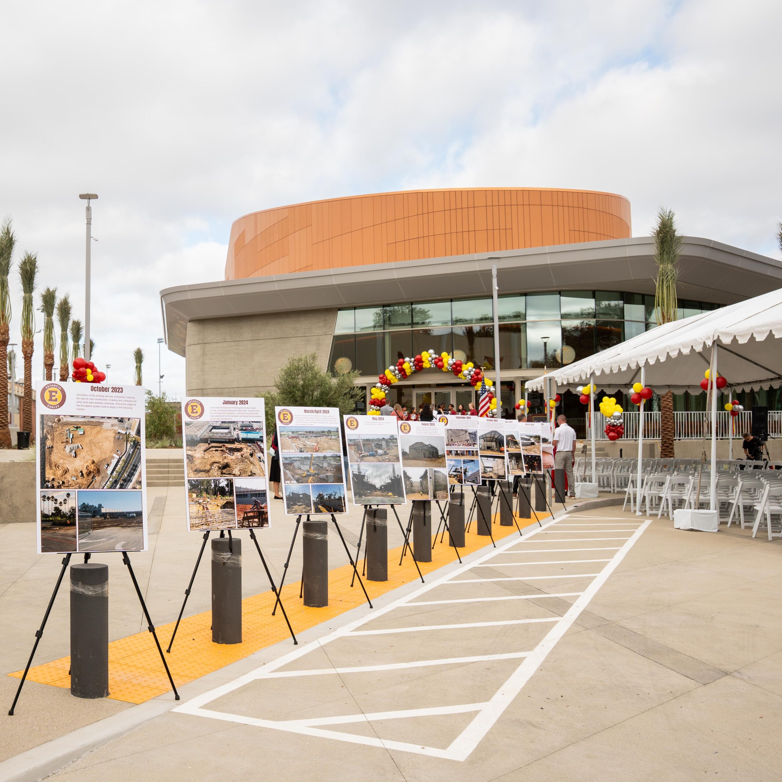 The new Estancia High School Performing Arts Center is unveiled to the public on Sept. 9.
