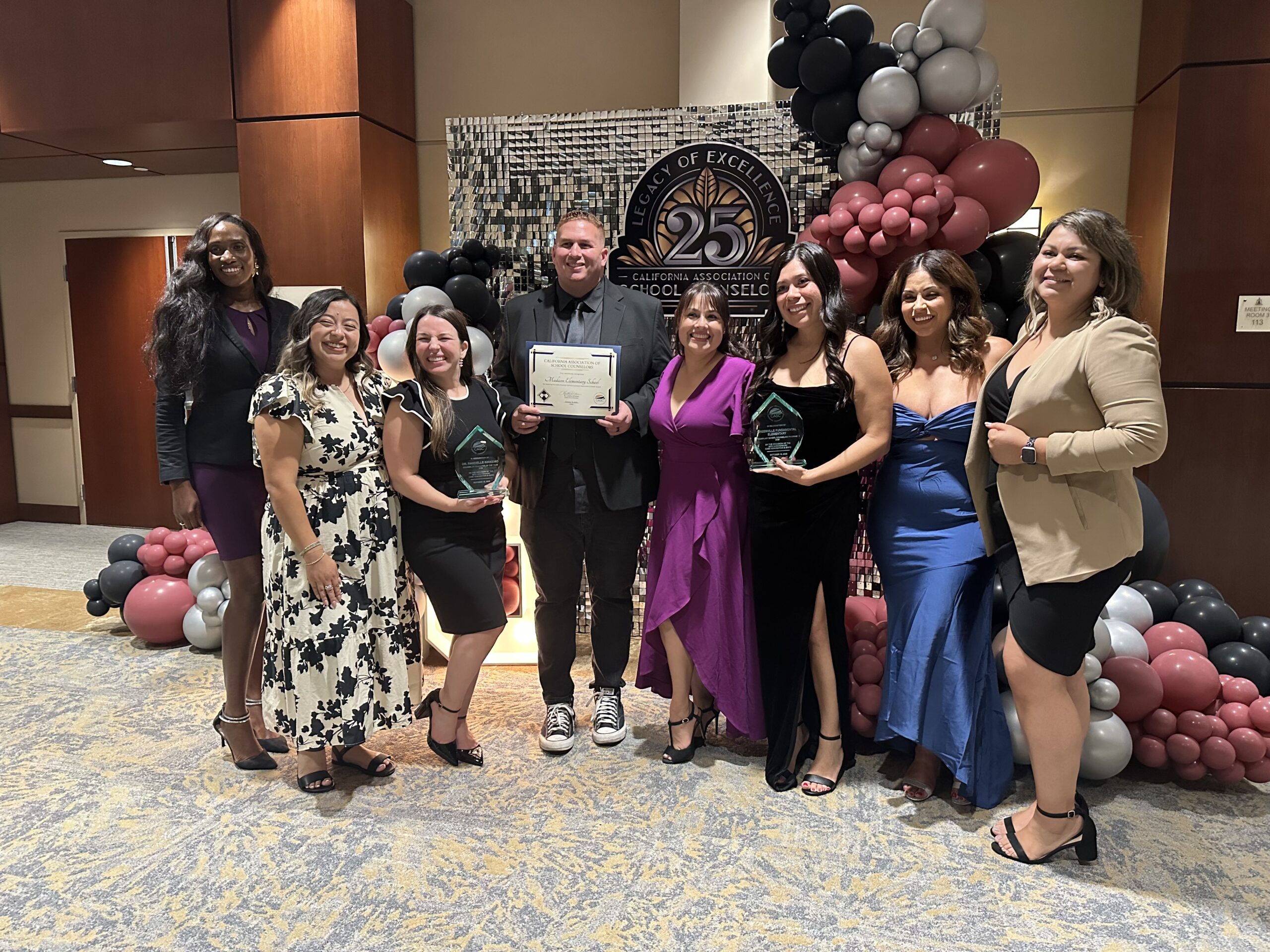 Orange County school counseling professionals gather during the California Association of School Counselors’ 25th anniversary conference and awards ceremony in Riverside on Oct. 15.
