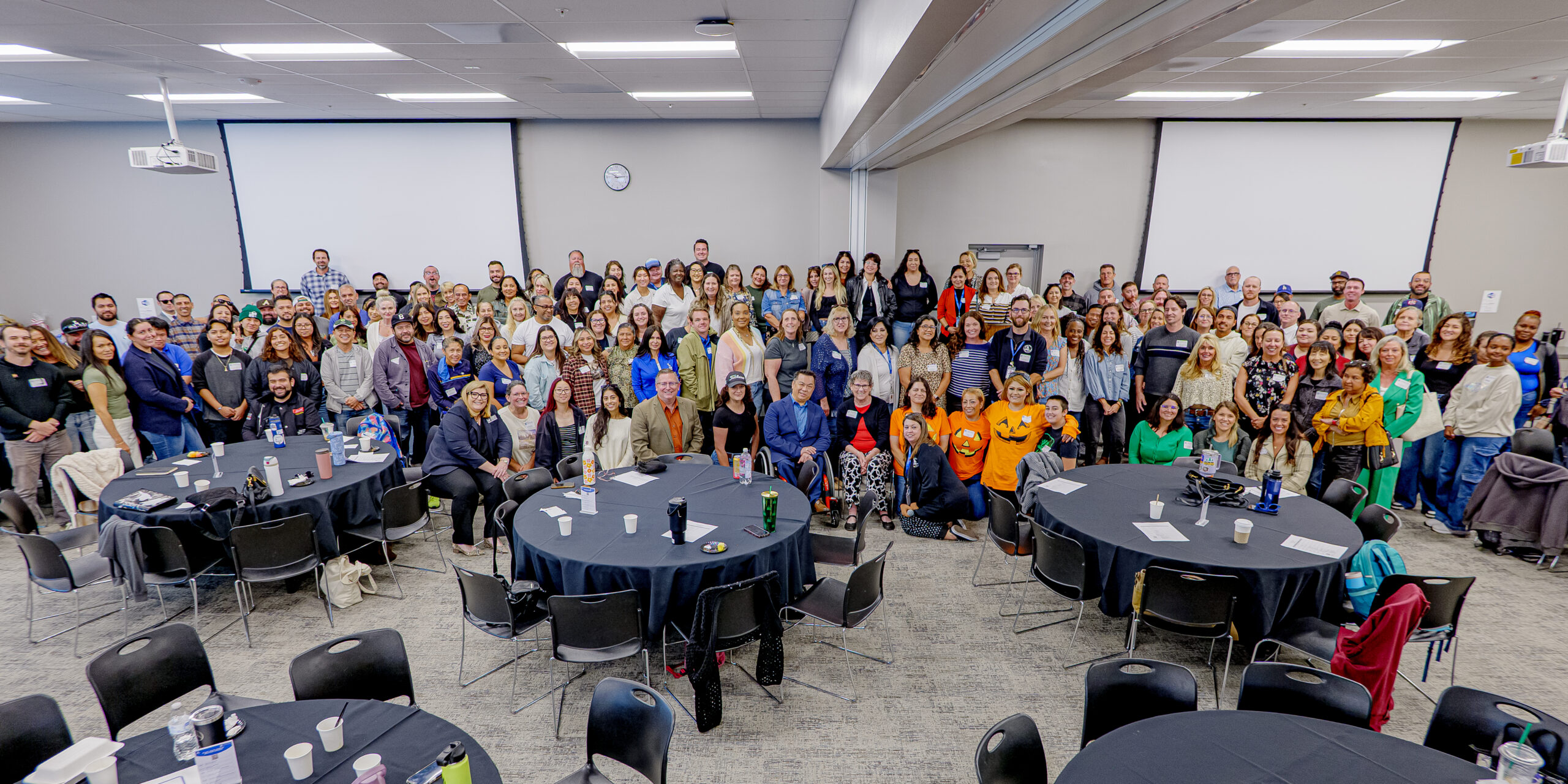 Connections staff joined to reflect on IDEA's impact on special education services at their staff development day on Oct. 24. 