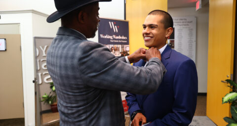 Sunburst cadet with stylist