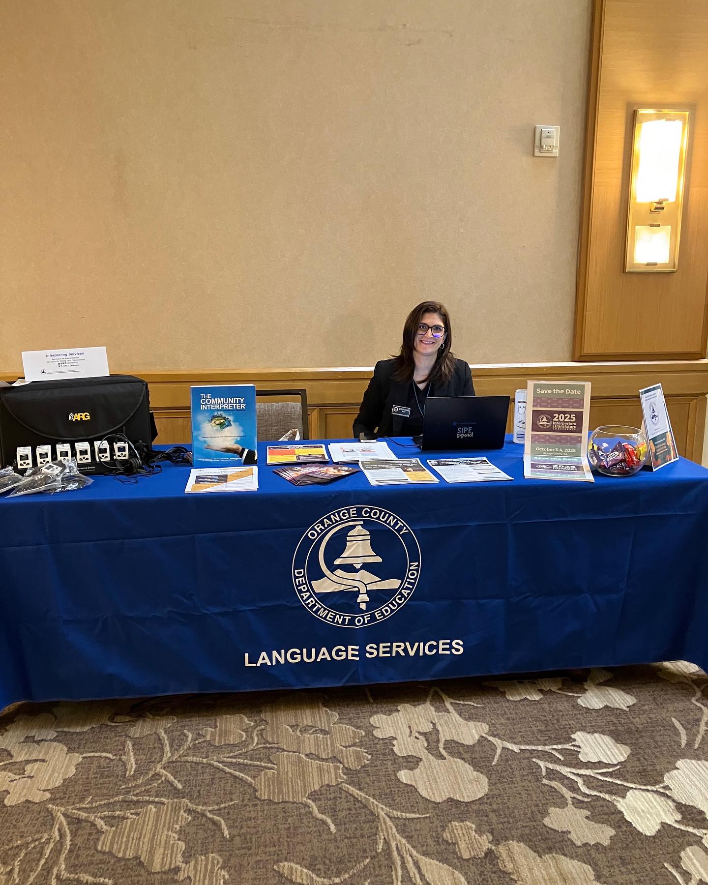OCDE language services at last year's spring institute 
