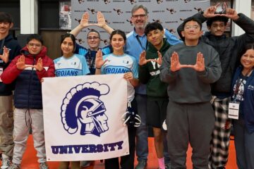 Connections at University High School wrestling team at Willigan Tournament