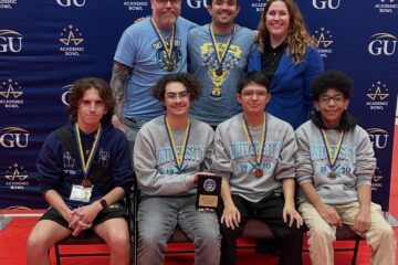 University High school's DHH academic bowl team