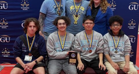 University High school's DHH academic bowl team