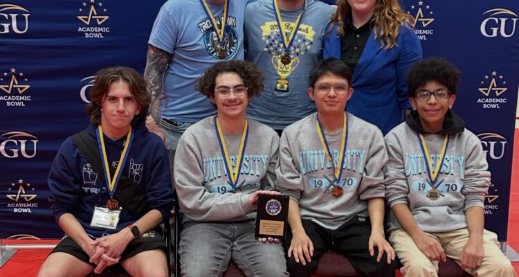 University High school's DHH academic bowl team