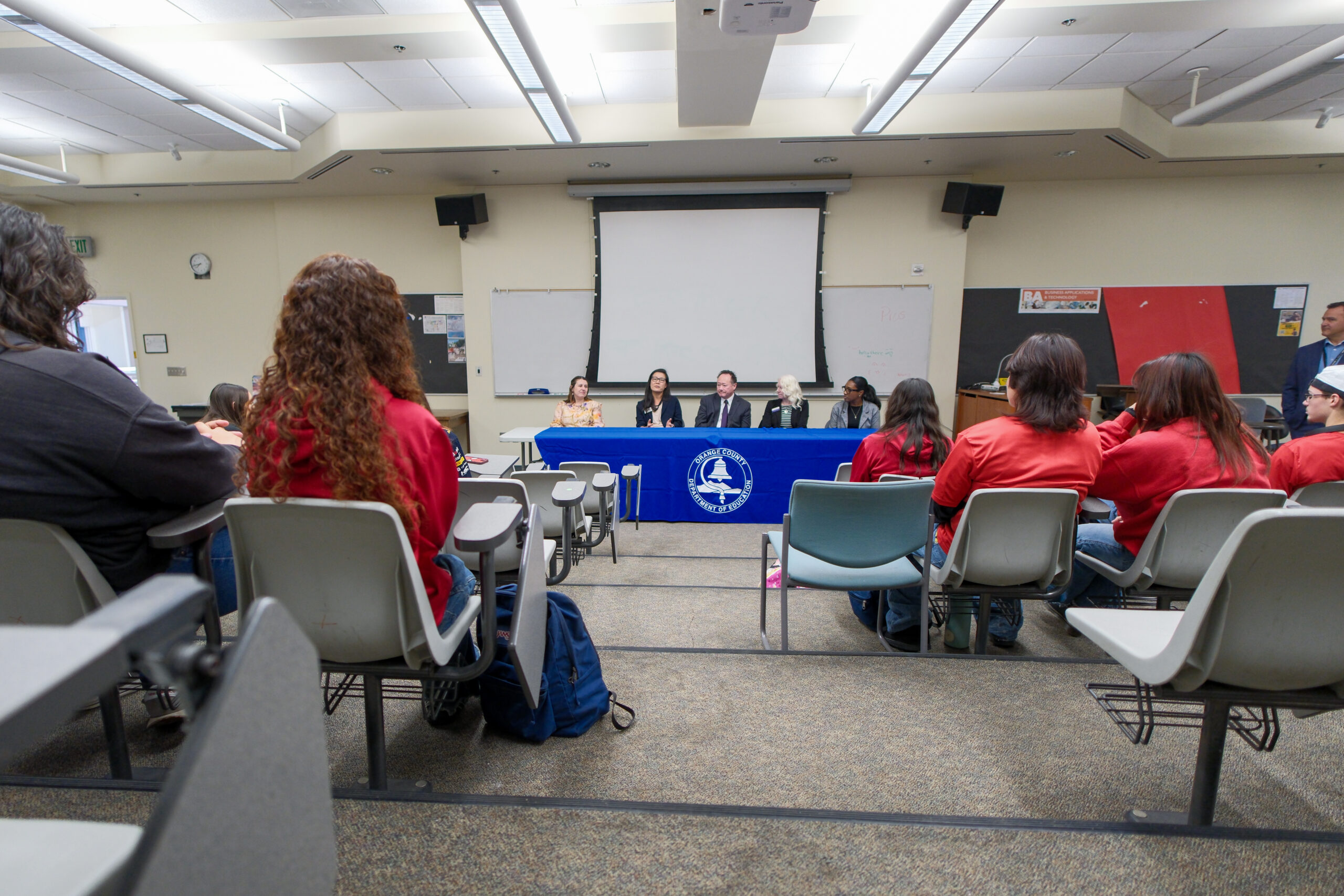 Representatives from Orange County arts organizations, including OC Arts and Disability, led a Q&A-style panel discussion at the Jan. 28 event.