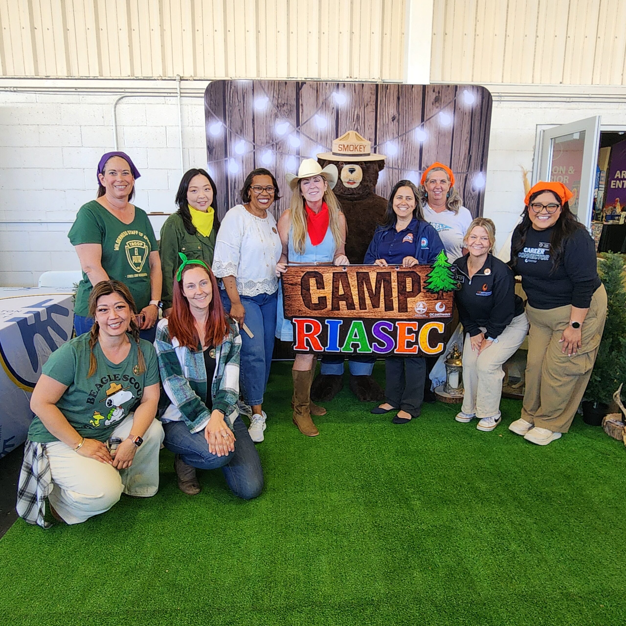 Staff from six Orange County school districts led younger students in hands-on activities to help identify their individual strengths and interests through the Camp RIASEC activity led by OC Pathways. (Courtesy of OC Pathways)