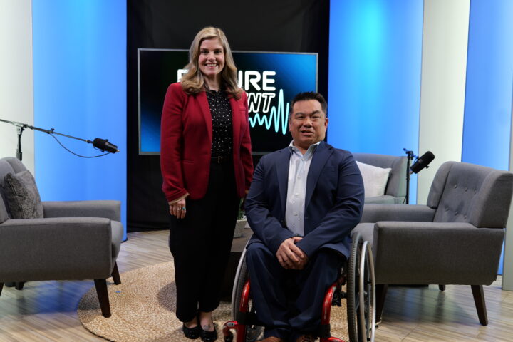 Leadership coach Allyson Apsey joined Dr. Stefan Bean on set for the latest episode of the FutureCurrent podcast.