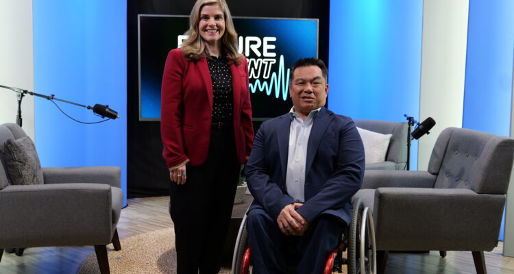 Leadership coach Allyson Apsey joined Dr. Stefan Bean on set for the latest episode of the FutureCurrent podcast.