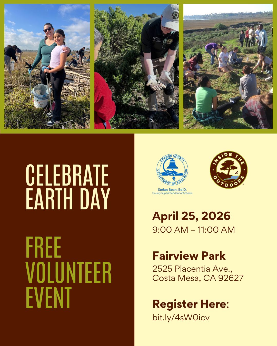 Inside the Outdoors 2026 Earth Day Event