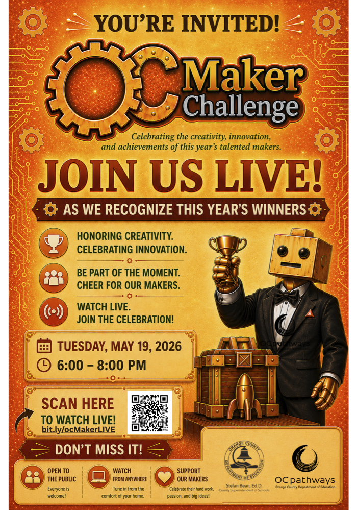 OcMaker Challenge flyer