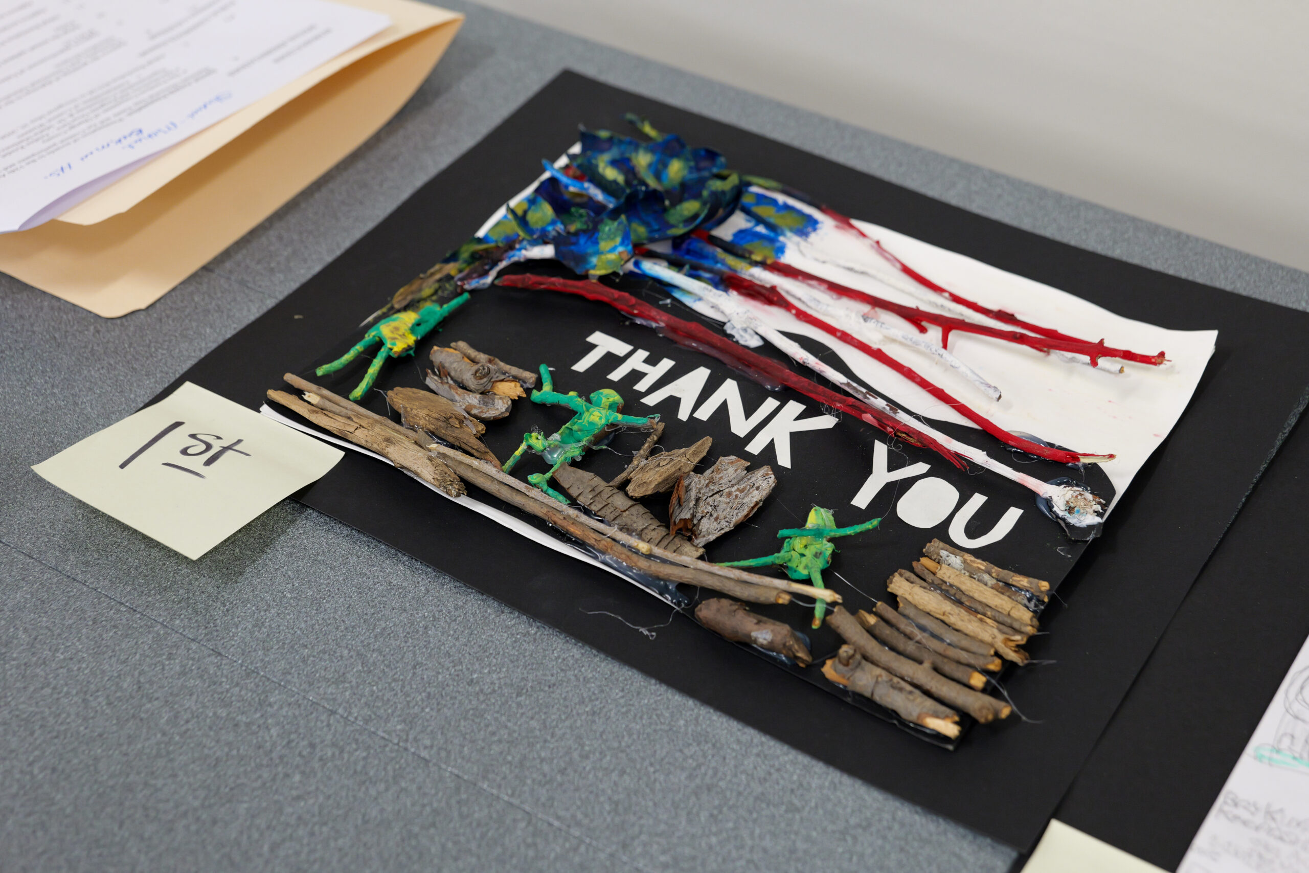 The first place art project in the Connections art category.