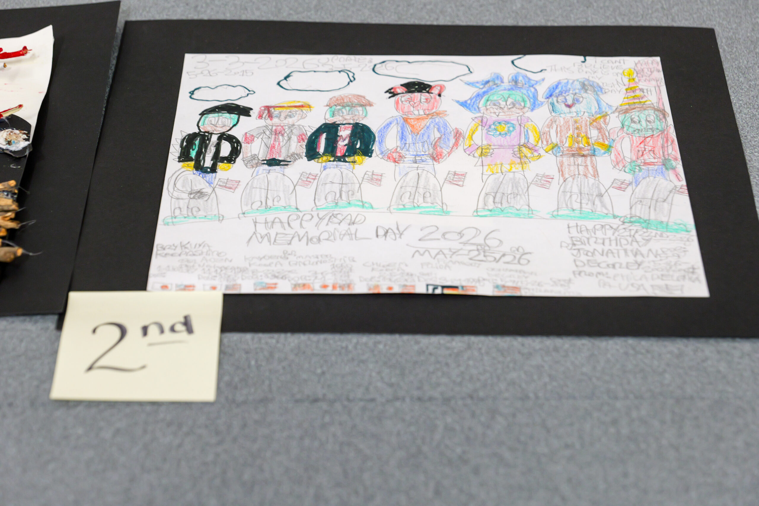 The second place art project in the Connections art category.