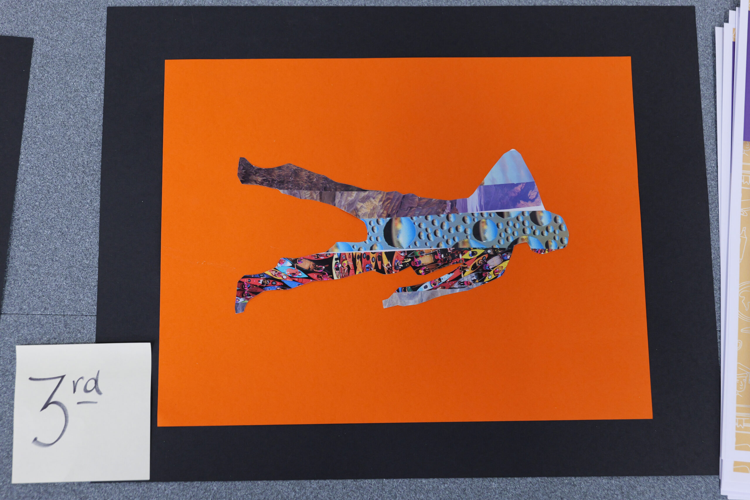 The third place art project in the Connections art category.