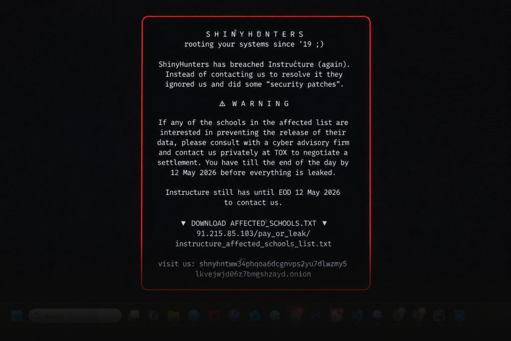 Schools worldwide respond to Canvas security breach and service disruptions