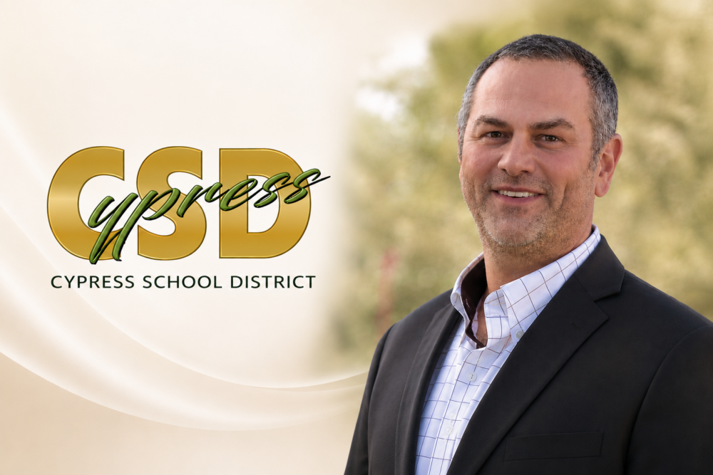 Cypress School District appoints Dr. Grant Litfin as next superintendent