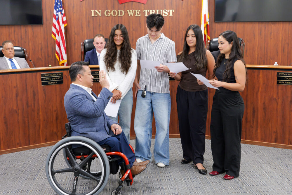 Orange County superintendent, board members sworn in at organizational meeting