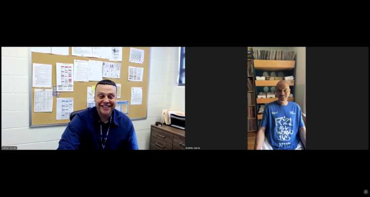Dr. Nathan goodly with Bobbito Garcia
